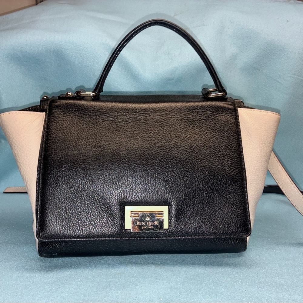 Kate Spade Black and Cream Women's Bag